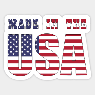 Made in the USA Sticker